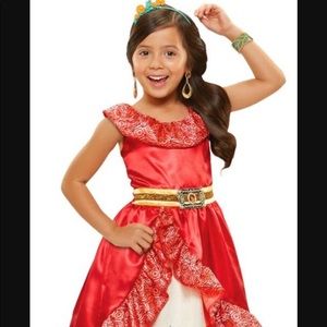Disney Elena Princess Costume Shoes+headband